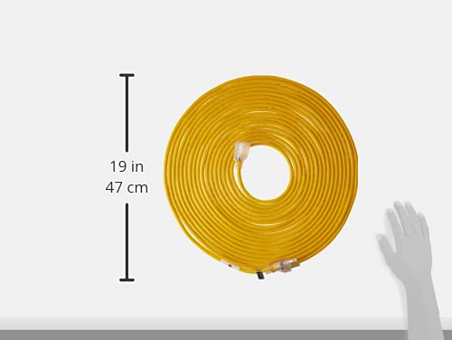 ProTeam 101678, 50' Yellow 16/3 w/Lited End and Cord Wrap - Thumbnail 3