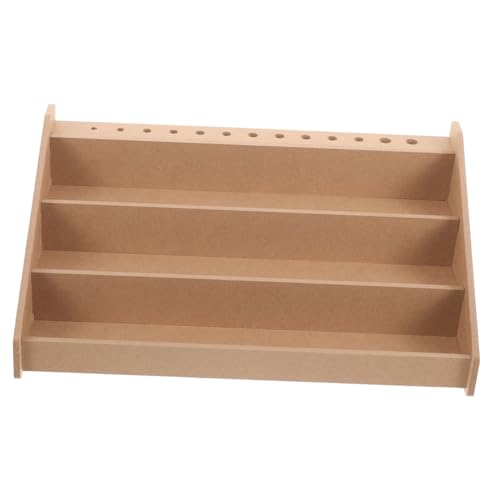 Porte-pinceaux multi-usage Gatuida avec support d'encres en bois