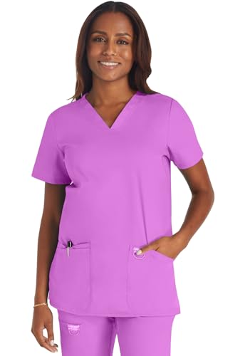 Image of Cherokee Medical Women's Scrub Top V-Neck Modern Classic Fit with 3 Pockets, Ultra Soft and 2-Way Stretch Fabric - WW620
