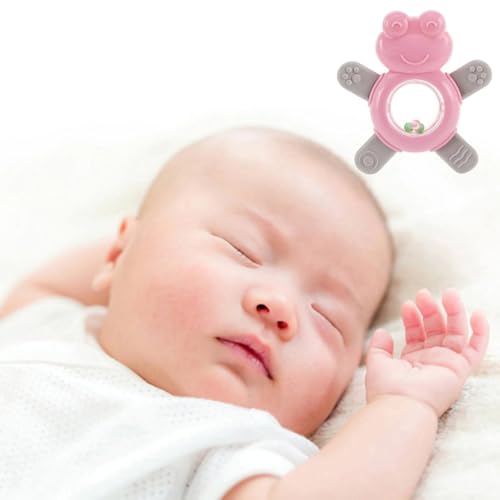 Image of Moppets Infant Animal Shape Silicone Bite Rattleteethers / Gum Massagers (Pack Of Any 2), Multicolor