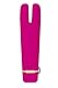 Crave - Duet Flex Vibrator elegantes Sexspielzeug aus Silikon mit 2 Motoren, magenta