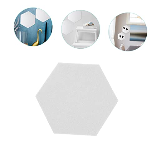 12 paneles acústicos hexagonales autoadhesivos para absorción de sonido, decoración de pared para grabación, tableros de notas y reducción de ruido en espacios de oficina y hogar miniatura 4