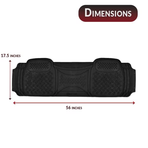 Zento Deals Car Floor Mat -Heavy Duty Weather Protection Mats (Black - 1pcs Car Diamond Floor Mat) - Thumbnail 5