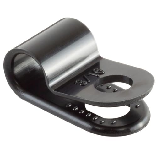 P-Clips nylon 5,0 mm blanc support de câble montage électricité maison