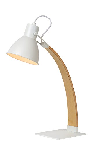 Lucide CURF - Schreibtischlampe - 1xE27 - Weiß – Bild 3