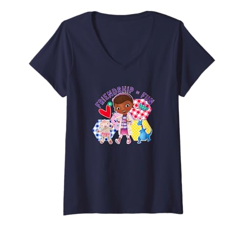 T-shirt Doc McStuffins Disney pour femme idéal pour animer une journée d'enfants