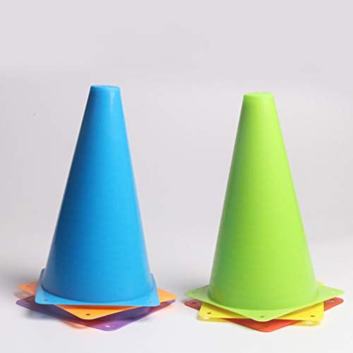 Marcador Cone de Plástico para Treinamento de Futebol BESPORTBLE, 6 peças, Balde de Cone de Campo de