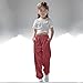 Baggy Sweatpants for Boys 2025 Fall Fashion Casual Joggers Pants Elastic Waist Sport Pockets Trousers Tween Size 3-14 Boys Sweatpants Wine