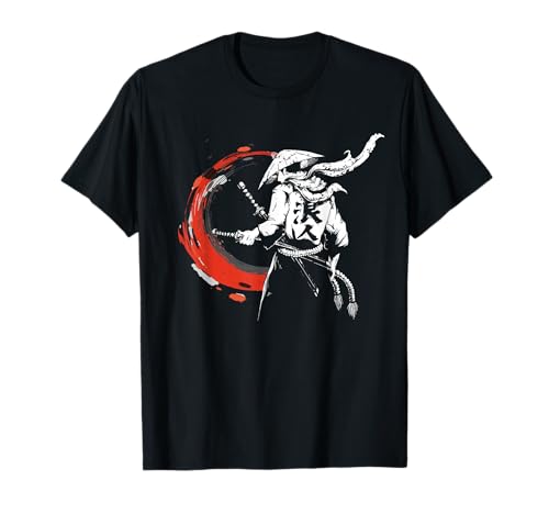 Guerrero Samurai Retro Samurai Ronin japonés Camiseta