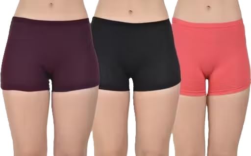 Soft Lycra Fabric Women’s Panty Set Comfortable Daily Fit Pack of 3 Pieces for Everyday Use Multi 3 S-image-43