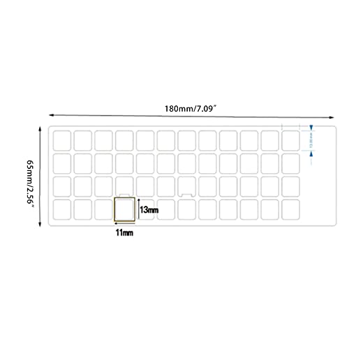 Pegatinas de Teclado Ucranianas con Letras en Blanco y Color miniatura 6
