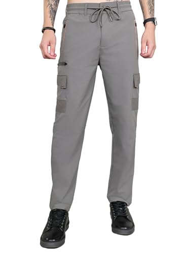 Image of Monte Carlo Mens Regular Fit Solid Cargo Lower|Solid Pattern Casual Trousers | Stylish & Comfortable Everyday Wear Utility Pants for Men's (Pack of 1)