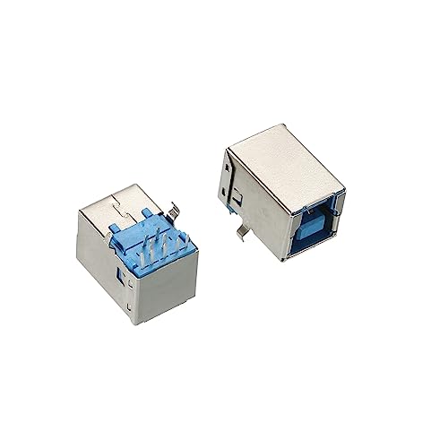 Conector USB 3.0 Tipo B Hembra 9 Pines Ángulo 90° Pack 2 miniatura 1