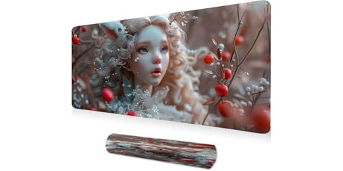 Mouse pad gamer XXL 1200x600mm et tapis de souris géant pour PC fixe et portable