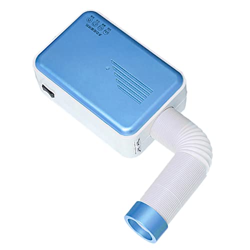 Multifunctional Clothes Dryer, Circulating Hot Air Electric Shoe Clothes Dryer ABS For Pet (Blue EU Round Plug)