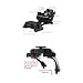 TONGDAJINBAO Night Vision Goggles NVG L4 G24 Mount Aluminum Alloy Helmet Mount+Dual PVS 14 J Arm Binocular Dovetail Bridge Mount for Hunting/Outdoors(Black)