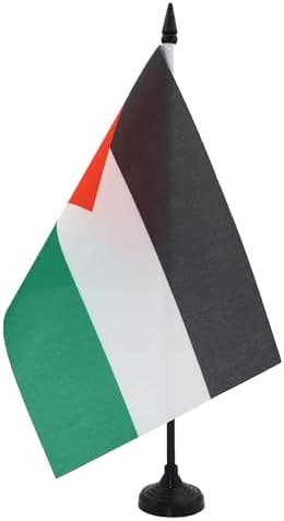 AZ FLAG Palestine Table Flag 21 x 14 cm - Palestine Dispatch Flag...