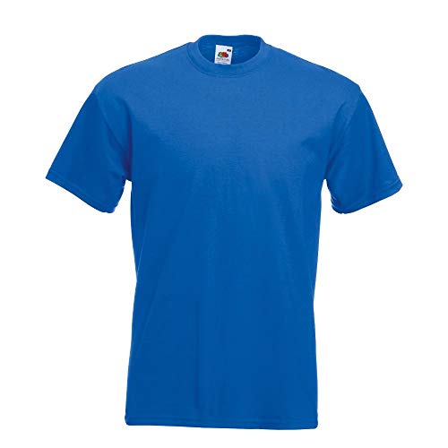 Fruit of the Loom Super Premium T-Shirt royal Blau L L,Royal Blau
