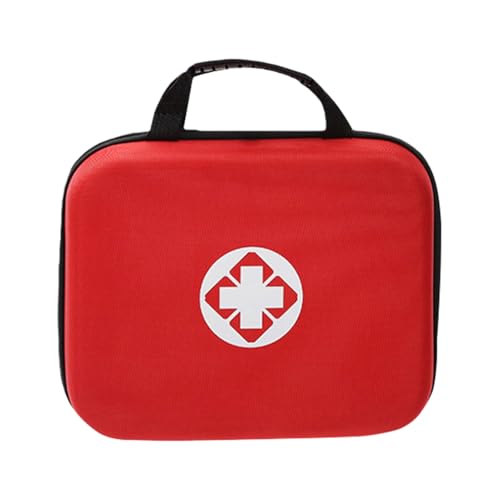 Multiple Compartment Bag with High Visibility Marking for Quick Access in Camping Travel Home Emergencies EVA Hard Shell Medicals Kit