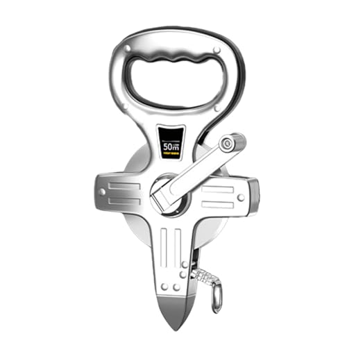 ステンレスエンジニアリング測定テープ 50m 100m 高精度構造 ハンドツール プロのビルダーや測量士用 工業用巻尺