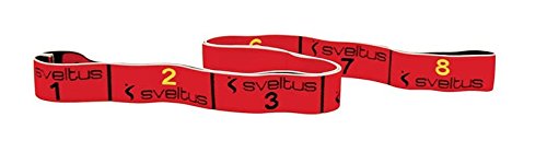 Sveltus - Juego de cintas elásticas de entrenamiento ORIGINAL 10 Kg rojo