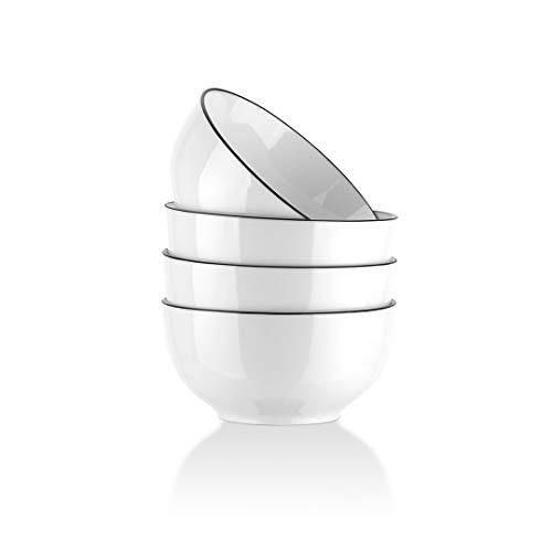 Top Rated YOLIFE 10 Ounce Dessert Bowls Set, Condiment Small Porcelain Bowls for Serving Dip Sauce, Side Dish, Ice Cream, Bouillon Cups - Set of 4 Black Friday 🔥 YOLIFE 10 Ounce Dessert Bowls Set, Condiment Small Porcelain Bowls for Serving Dip Sauce, Side Dish, Ice Cream, Bouillon Cups - Set of 4