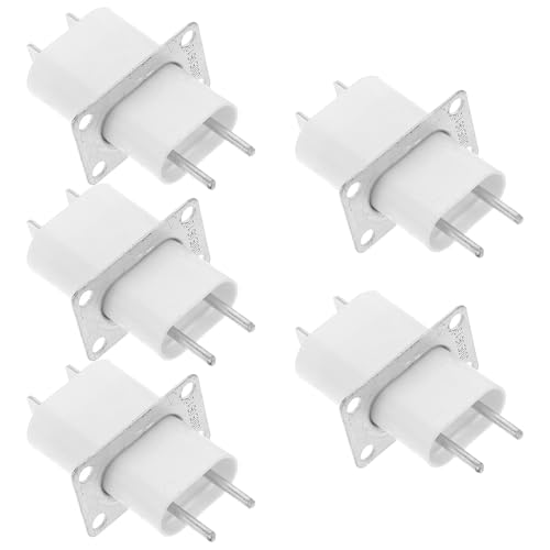 TOYANDONA 5 piezas Kit de Bases Enchufes para Magnetrón de Microondas con Diseño Estable y Capacitor Pasante Accesorio para Reparación Fácil y Conexión Fiable Cocina