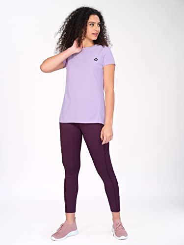 Image of TECHNOSPORT Women's 100% Polyester Regular Fit T-Shirt