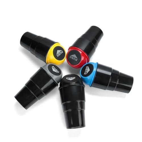 Basurero para coche de color rojo contenedor de basura compacto y estuche protector para polvo 4