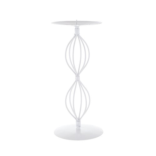 Buy Ddi 1996604 Pillar Metal Candle Holder White& Case Of 48 Online