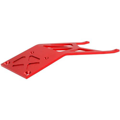 Image of Aluminum Front Skid Plate Skidplate #5837 Compatible with Traxxas Slash 2WD 1 /10 RC Car Upgrade Parts (Red)