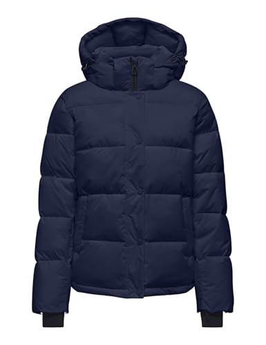 ONLY Damen ONLANN Premium Puffer JKT Regular OTW Steppjacke, Blau, M