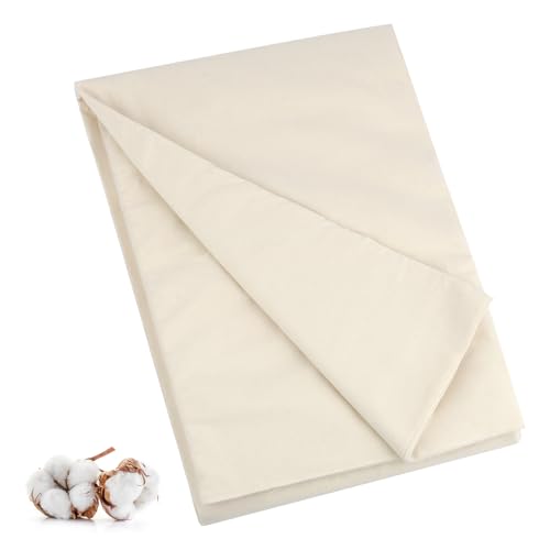 Image of 100% Cotton Muslin Fabric, 63 Inch X 10 Yards Unbleached Fabric by The Yard