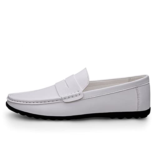 Zapatos de vestir para hombre en cuero genuino diseño casual elegante talla 13