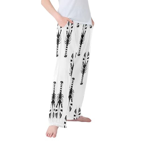 Pajama Pants Long Track Pants Lobster Pattern Design Sweatpants Athletic for 6-14 Years2