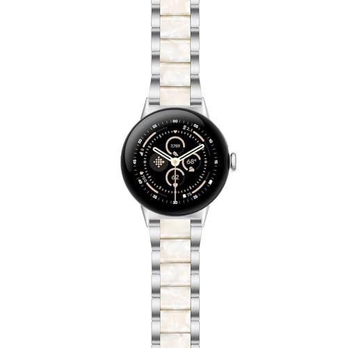 Correa de Metal y Resina Compatible con Google Pixel Watch 45mm miniatura 3
