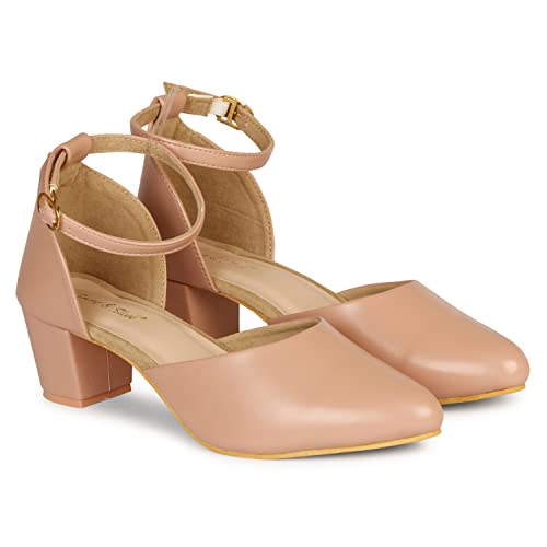 Image of Smart & Sleek Women's Comfortable Block Heels Sandal