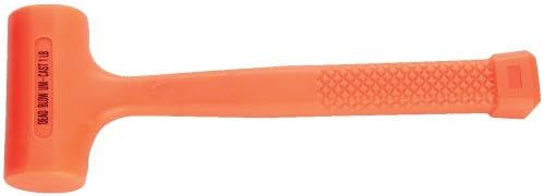 Johnson Level & Tool Fuller Tool 605-9008 8-Ounce Dead Blow Hammer (high vis orange)