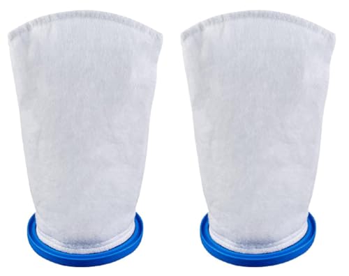 X-treme Multilayer Filter Bag Sand & Silt Filter Bag Compatible with Pool Blaster Max Catfish Ultra iVac 250 iVAC C2 Volt FX-4 and Jacuzzi JPV200 Handheld Pool Vacuums-2PACK