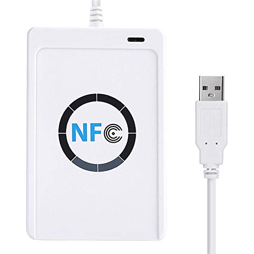 ACR122U Lettore/Scrittore NFC RFID Senza Contatti, USB, Compatibile ISO 14443 Tipo A e B, Include 5 Schede IC 1k, Velocit¨¤ fino a 424 kbps