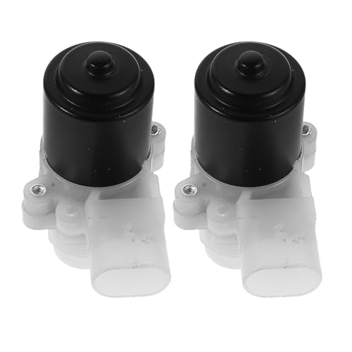 ibasenice Bomba de Líquido Lavaparabrisas Eléctrica para Coche, 2 Piezas, Plástico Durable, Fácil Instalación, Rendimiento para Sistema de Limpiaparabrisas