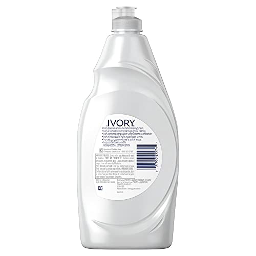 Image of Ivory Ultra Concentrated Dishwashing Liquid Dish Soap, Classic Scent, 24 fl oz (Pack of 5)