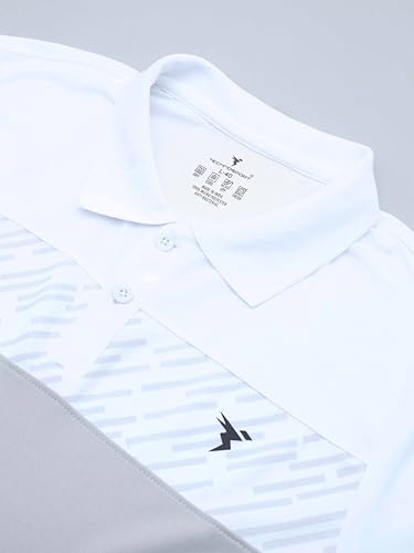 Image of TECHNOSPORT Men's 100% Polyester Slim Fit T-Shirt - (P710 P ) Pack of 1
