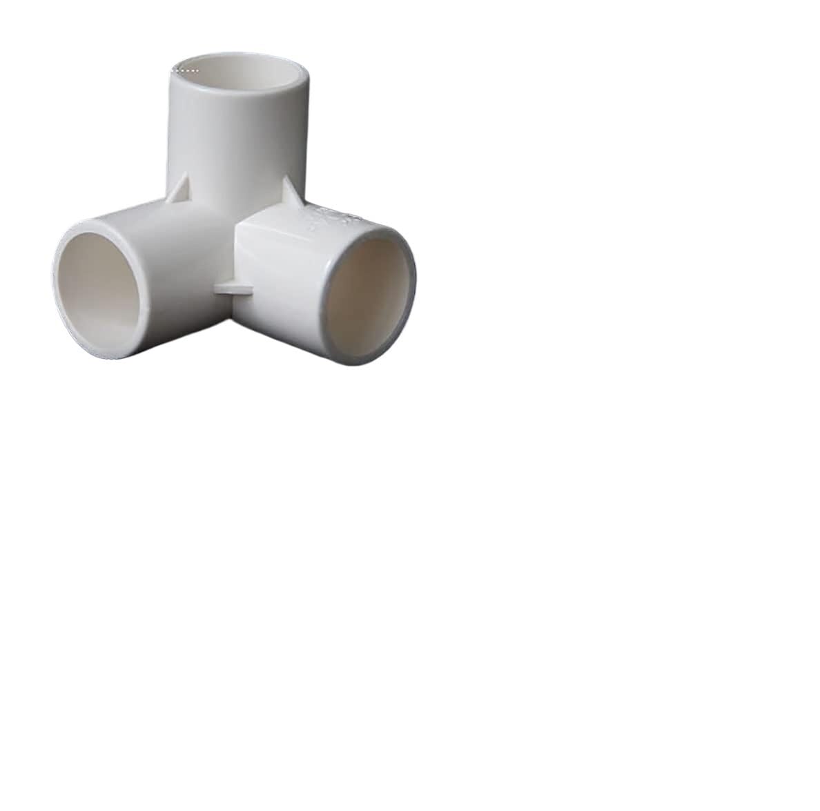 Schlauchadapter, Schlauchrohrverbinder, 1 Stück, PVC-3-Wege-Winkelverbinder, metrisch, 20, 25, 32, 40, 50 mm, lösungsmittelgeschweißte Druckrohrverschraubungen, Aquarium, Teich, Pool, Gartenrohr, DIY-