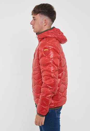 Blauer Para Hombre. 25WBLUC03074 Chaqueta Wave Roja (L), Rojo, Casual, Poliamida, Manga Larga - 4