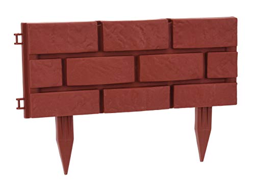 HTI-Line - Cercado para Plantas (4 Unidades), diseño de Ladrillos