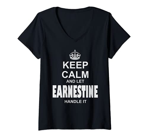 Womens Best gift for EARNESTINE - EARNESTINE named V-Neck T-Shirt Womens Best gift for EARNESTINE - EARNESTINE named V-Neck T-Shirt