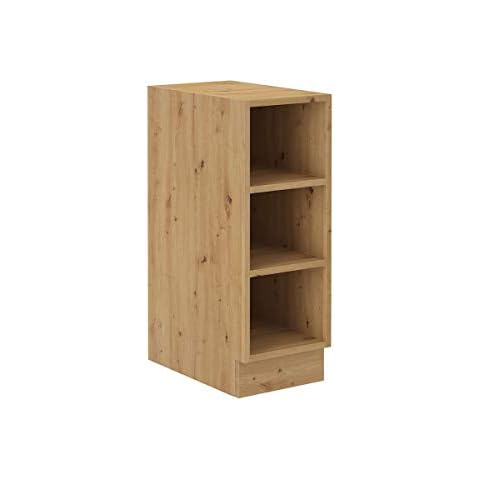 Unterschrank Regal 30 cm Eiche Artisan Küchenzeile Küchenblock Küche Cover