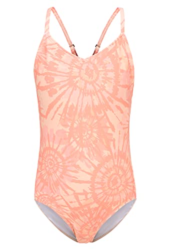 Image of Girls One Piece Swimsuits Tie Dye Bathing Suit for Girls Hawaiian Swimwear 3-16 Years