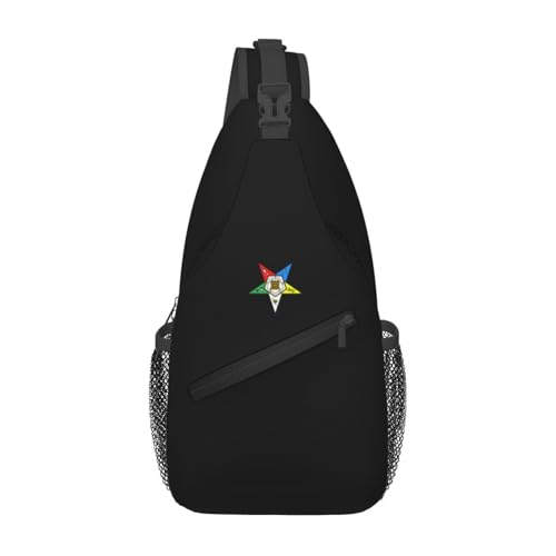 Order of The Eastern Star Nursling Sling Bag Crossbody Backpack Shoulder Casual Daypack Bag for Men Women